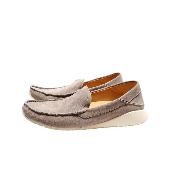 New OLUKAI Men Leather Suede Ka’aLoafer Loafers Gorpcore Slipon Shoes